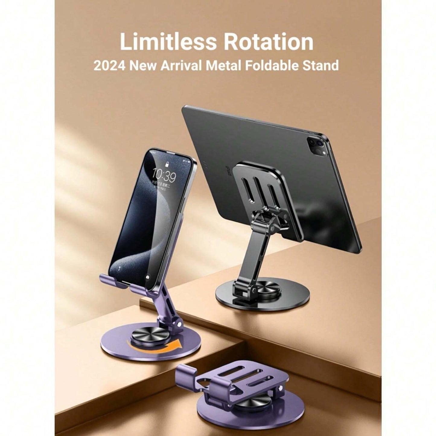 Support Smartphone Métallique 360°