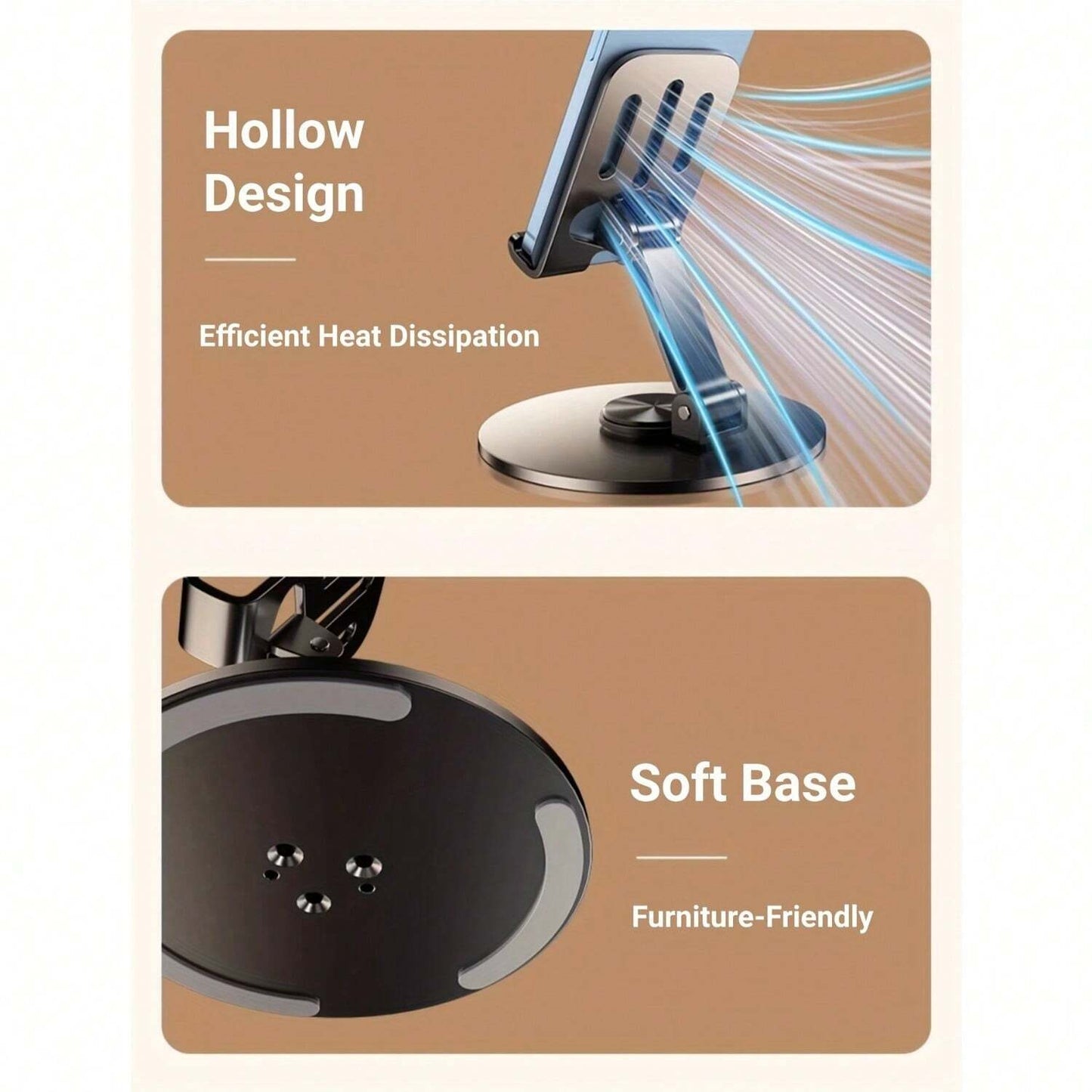 Support Smartphone Métallique 360°