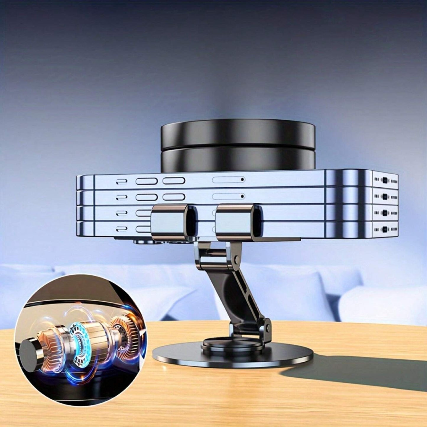 Support Smartphone Métallique 360°