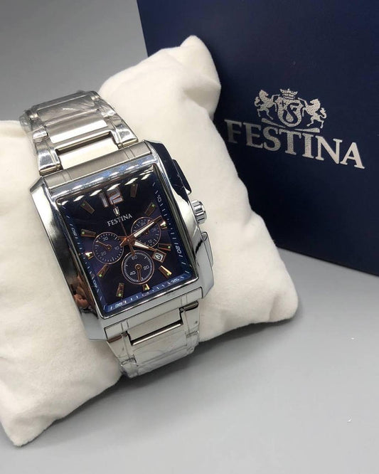 festina classic argent-bleu 🕰️