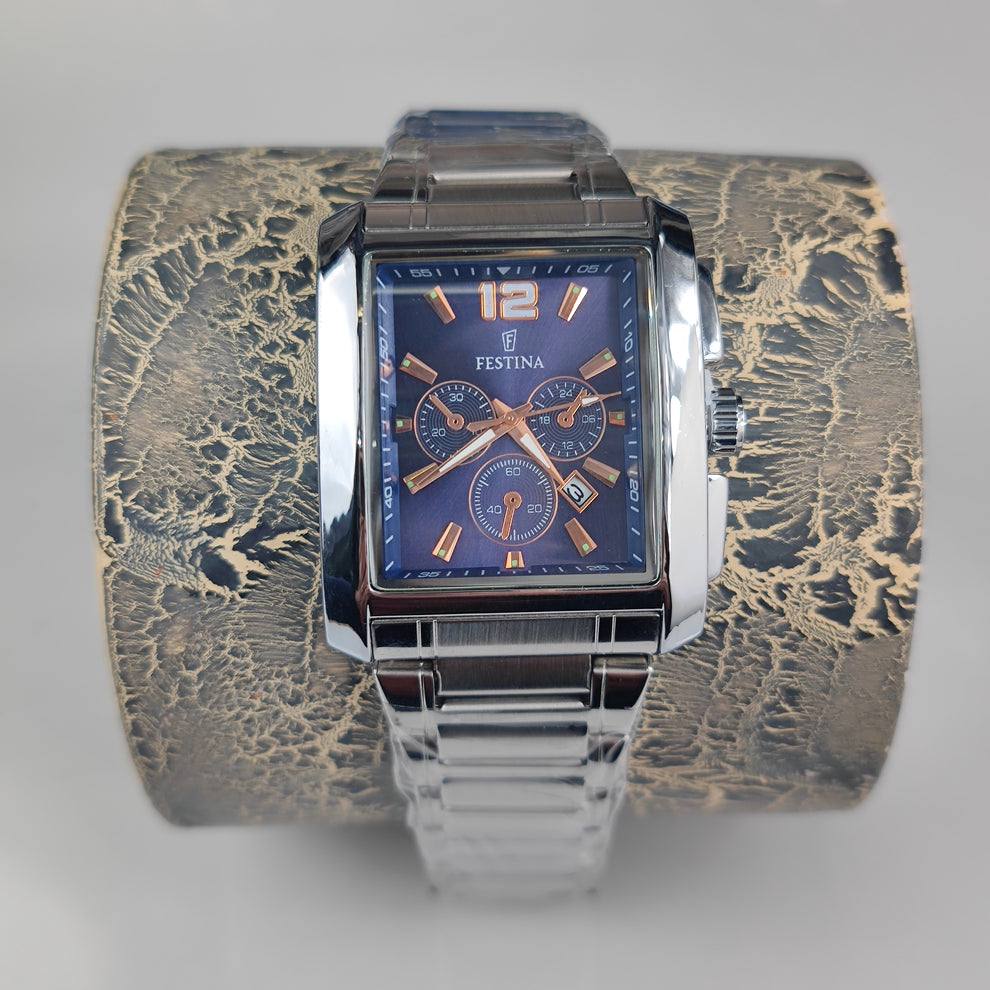 festina classic argent-bleu 🕰️